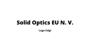 Solid Optics EU N. V.